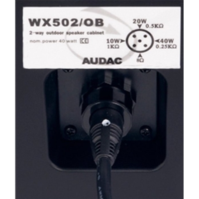 Всепогодная двухполосная акустическая система WX302/O