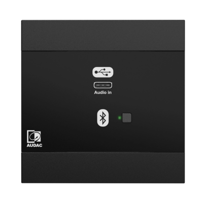 NWP400/B Сетевая настенная панель аудиовходов Dante с Bluetooth