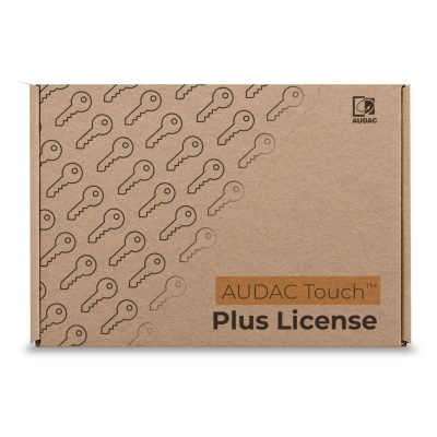 Программный ключ активации дополнительных функций AUDAC Touch™ v1.0